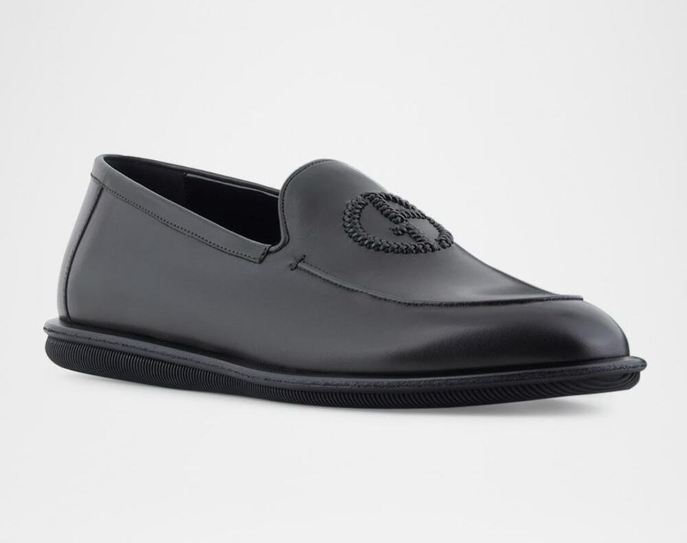 NIB Giorgio Armani GA Fur-Lined Loafers 9UK/10US $1095.00